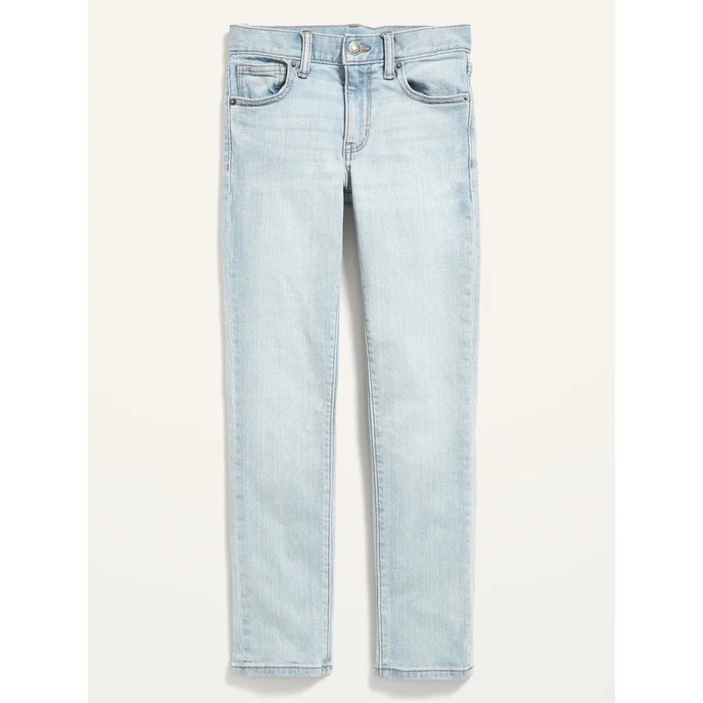 Old Navy Boy's Skinny Built-In Flex Jeans - Lt Wash Marine - Sz 8 -‎ #723583